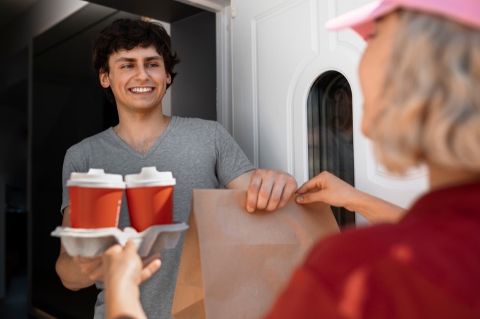 Passer une commande à emporter